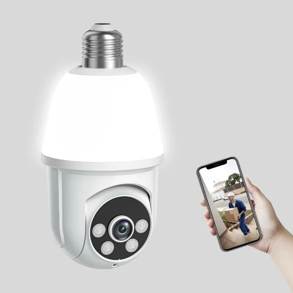 Smart Security Camera Bulb with App Control